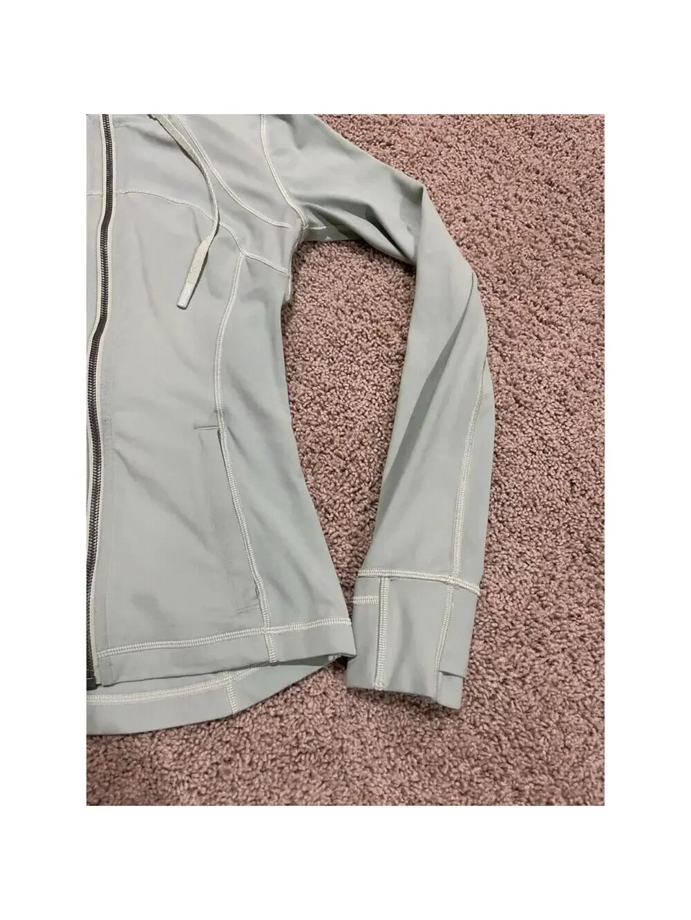 Lululemon Nulu Hooded Define Jacket Pastel Green Size 4 Full Zip - Picture 2 of 14